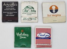 Matches Box Collectible Thank You Holiday Inn Sol Verginia Armadilos Turf Valley picture