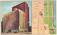 Harrison Hotel - Chicago, Illinois Linen Postcard picture
