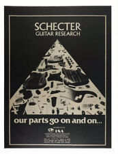 1979 Vintage Print Ad SCHECTER GUITAR RESEARCH our parts go on and on... picture