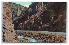 Postcard Rugged Walls Thompson Canyon Hwy Colorado 16 to Rocky Mountain Natl Prk picture