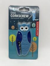 Owl Corkscrew Bottle Opener Fun and Whimsical Wine Gift - Kikkerland Netherlands picture