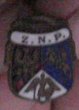Nice Vintage Gold Tone Enameled Z. N. P. Lapel Pin, GDC, LOOKS OLDER picture