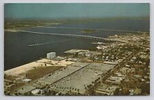 Postcard Aerial View Bridge Over Caloosahatchee River Of Fort Myers Florida picture