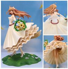 Anime Spice and Wolf Holo 1/8 Figure 10th Anniversary Wedding Dress 24cm toys picture