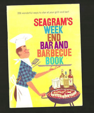 Vintage 1960s SEAGRAM'S Weekend Bar & Barbecue Food/Cocktails Recipe Book picture