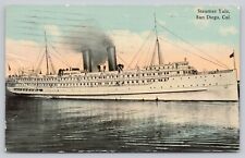 Postcard Steamer Yale San Diego CA Divided Back c1912 Panama California Expo picture
