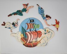 MCM Walt Disney Peter Pan Wall  Nursery Vintage childs Decor   picture