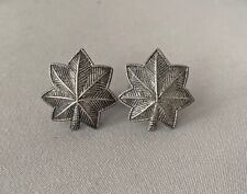 Vintage Shold-R-Form WWII U.S. Army Military Officer OAK LEAF Cufflinks;T369 picture