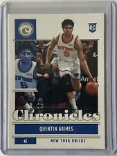2021-22 Panini Chronicles #32 Quentin Grimes RC - Beckett Value 1.25/3.00 picture