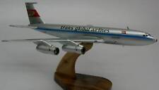 Boeing B-707 Trans Global Airlines Plane Wood Model Replica Small  picture