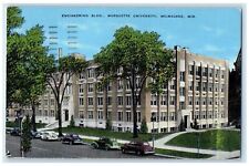 1942 Engineering Bldg. Marquette University Campus Milwaukee Wisconsin Postcard picture
