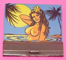 THE TROPICS Dayton, Ohio Front-Strike Embossed Girlie Printed Stick Matchbook picture