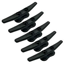 ZUJARA 4 inch Black Boat Cleats, 5-Pack Electrophoretic Coated Black Cast Iro... picture
