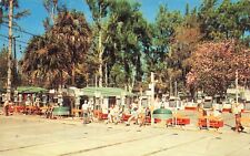 LP17 Bradenton Shuffleboard Courts Florida Chrome 1959 Postcard picture