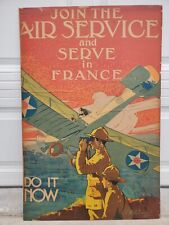 WW1 1917 Join The Air Service poster by J. Paul Verrees picture