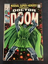 MARVEL SUPER HEROES #20 VG SILVER AGE COMIC BOOK LOT 1ST SOLO DOCTOR DOOM STORY picture