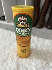 Vtg 1988 PRINGLES Corn Crisps Roasted Flavor Chips Canister Old Food Container picture