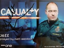 MATT BARDOCK, JEFF, CASUALTY, HAND SIGNED PHOTO CARD, EXCELLENT CONDITION picture