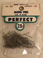 Vintage Perfect Model Pins #8 Size Model Train Parts picture