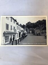 Dunster Castle And Village NearMinehead Postcard Vintage Written On Stamped Used picture