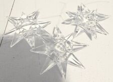 Set Of 3 Acrylic Star Christmas Ornaments  picture