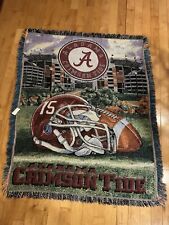 University of Alabama Roll Tide Football Woven Tapestry Blanket picture