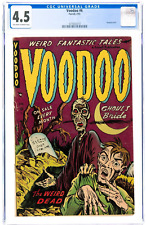 🔥 Voodoo #6 Pre-Code Horror Golden Age Vintage Farrell Comic 1953 CGC 4.5 picture