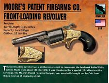 Moore's Patent Firearms Co. Front Loading Revolver Classic Firearms Photo Card u picture