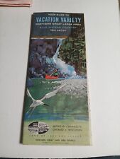1965 Vacation Variety Northern Great Lakes Area Map picture