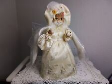 Avon 2004 Victorian Ivory Dress Kitty Cat Doll/Figurine with Boa and Bag Anabel picture