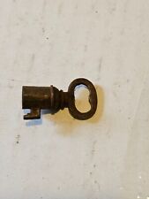 Small Odd Vintage Old Ornate Open Barrel Antique  Key picture