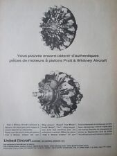 5/1964 PUB PRATT & WHITNEY PISTON ENGINE WASP ENGINE ORIGINAL FRENCH AD picture