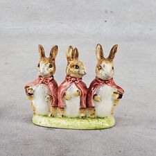 Vintage Rare Beswick Beatrix Potter Flopsy Mopsy and Cottontail 1954 England picture