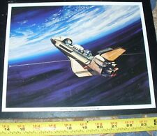rare NASA 8x10 Space Shuttle Spacelab Payload ESA on orbit concept photo MSFC picture