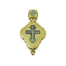 Christian Silver Cross Sterling Silver Orthodox Crucifix picture