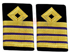 Chief Engineer Diamond Epaulette, Merchant Marine Navy, Four Bar Gold Slide picture