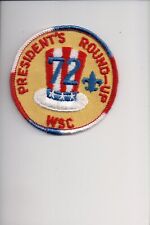 1972 West Suburban Council President's Round-up patch picture