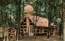  Vtg Postcard The Enchanted Forest Hansel And Gretel's House Maryland picture