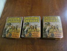 SHOOTING SHERIFFS, SHERIFFS OF THE WILD WEST: 3 vintage BIG LITTLE BOOKS picture