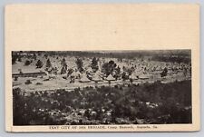 WWI Tent City 56th Brigade Camp Hancock Augusta Georgia GA 1910s Postcard Army picture