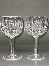 Stunning a Pair of 16 Oz Vintage Waterford Crystal kylemore Balloon Wine Glasses picture