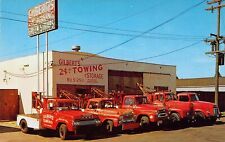 1959 5 Tow Truck Fleet Portland OR Vintage Wrecker Mint postcard A73 picture