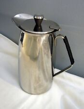 8042 Vintage VOLLRATH Stainless Steel Pitcher W Lid 80oz 10 Cups 2.5qt Coffee picture