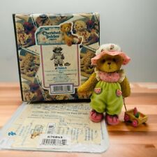 2001 Cherished Teddies 676845 Tori Girl In Watermelon Dress Bear Figurine picture