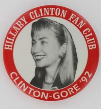 Hillary Clinton Fan Club 1990 Women's Right Pro Choice Liberal Feminist Ark 1475 picture
