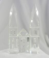 Swarovski Crystal Glass Beautiful MINIATURE CATHEDRAL Collectible Figurine picture
