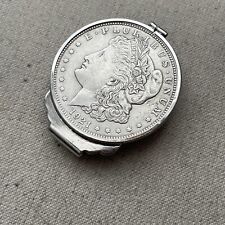 Rare Oldsmobile GM Salesman's First Sales Dollar Sterling Silver Money Clip 1962 picture