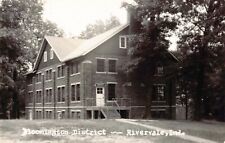 Real Photo Postcard Bloomington District in Rivervale, Indiana~124623 picture
