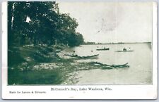 Postcard WI McFarland Wisconsin Lake Waubesa McConnells Bay Dane County WI12 picture