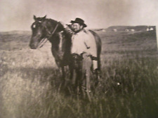 Antique Photo of Cowboy w/Original Negative-7
